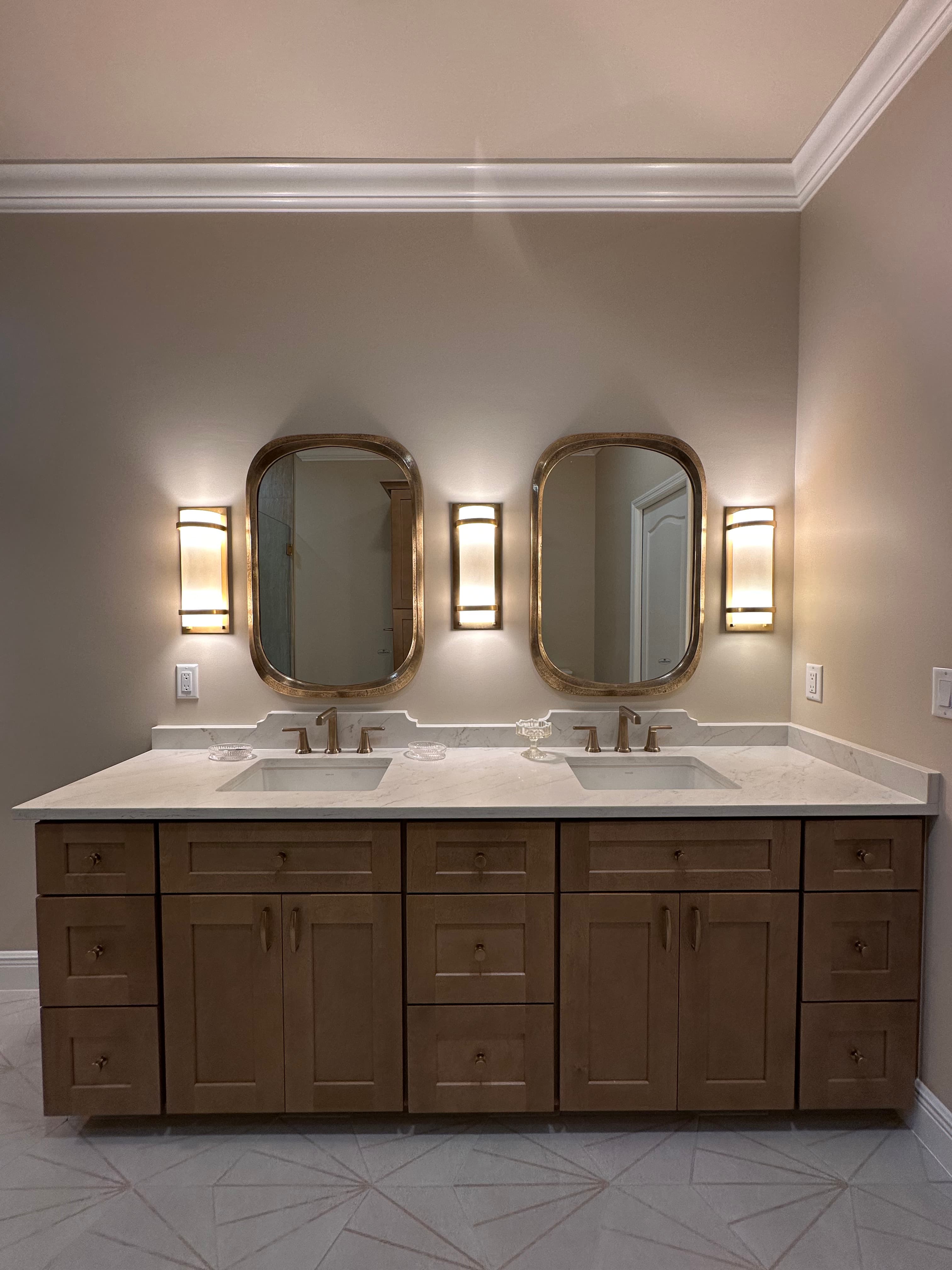 Elegant bathroom remodel