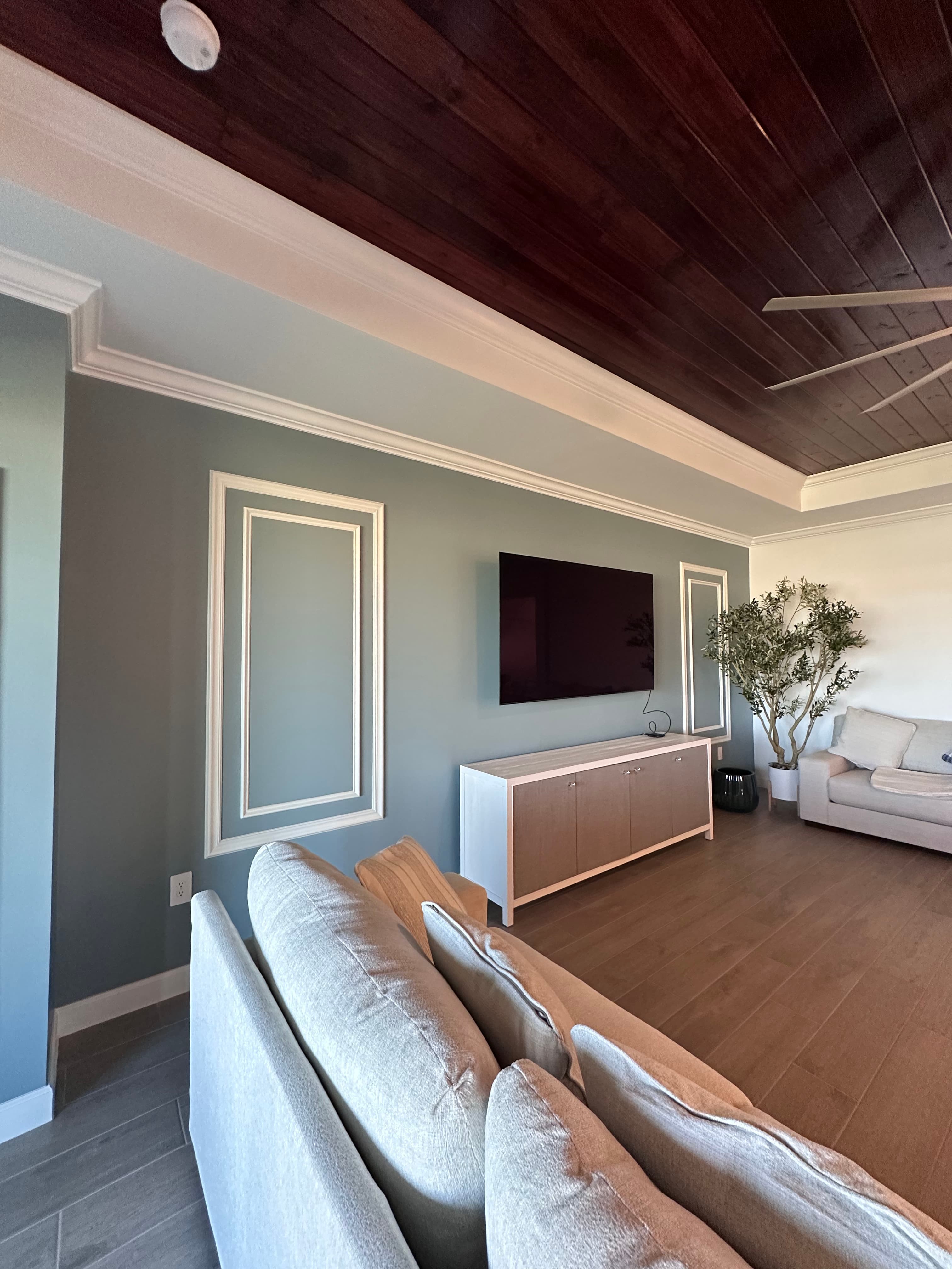 Living room renovation